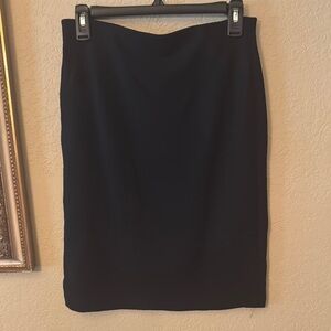 Philosophy Black Knee-Length Pencil Skirt